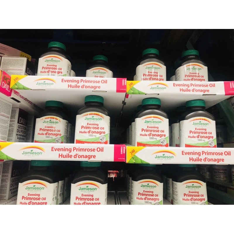 Tinh dầu hoa anh thảo JAMIESON 240 Viên Nang loại mạnh 1000MG | BigBuy360 - bigbuy360.vn