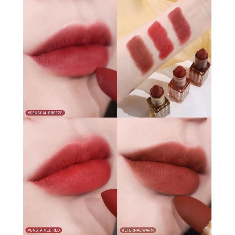 (HOT NEW 2022)SON THỎI 3CE DEEP UNDER Soft Matte Lipstick