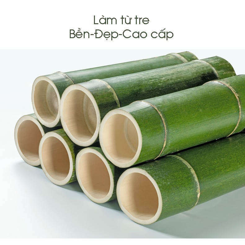 Tủ quần áo trống khung tre mẫu lớn 149x30x165 cm