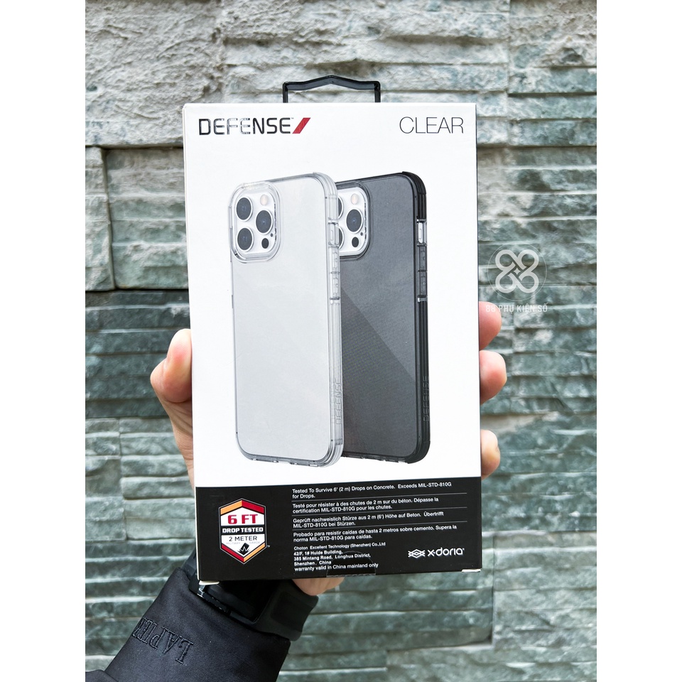 X-Doria Defense Clear ốp trong cao su cao cấp của Mỹ