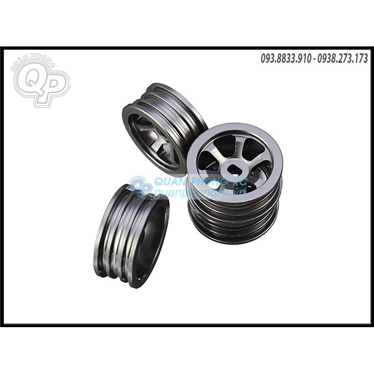 Mâm kim loại cho xe Wltoys K989 1/28 Metal bánh cao su