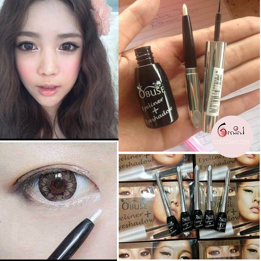 [AUT THÁI] Bút Kẻ Mắt Và Phấn Mắt Obuse Eyeliner and Eyeshadow