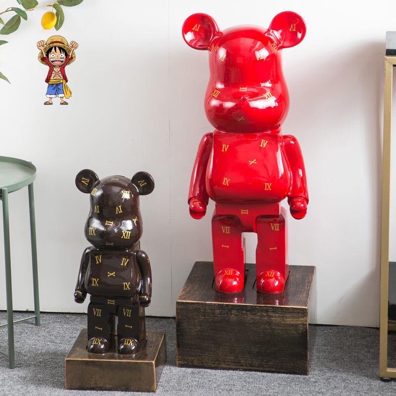 [Kèm ảnh thật, video] Gấu BearBrick / Gấu bạo lực / Tượng gấu trang trí giá rẻ