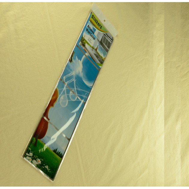 Decal dán bếp tráng nhôm cách nhiệt size lớn - đàn nhạc