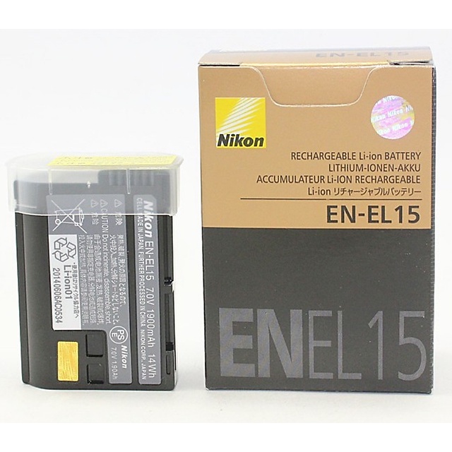 Pin cho Nikon EN-EL15 2550mAh cho Nikon D500 D600 D750 D800 D800E D7000 D7100 D810 D7200E