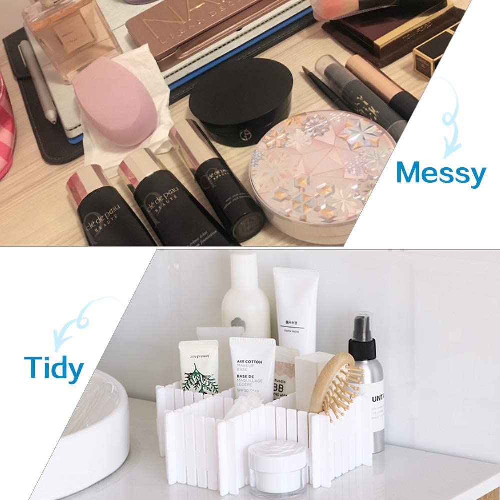 [Mới] Set 4 Hộp Đựng Đồ Lót / Tất Chia Ngăn Tủ Bằng Nhựa / Đồ Lót Có Thể Điều Chỉnh Dùng Trong Nhà Bếp / Văn Phòng
