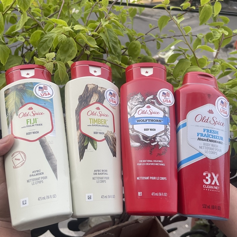 Sữa Tắm Old Spice Fresh | Fiji | Timber | Wolfthorn