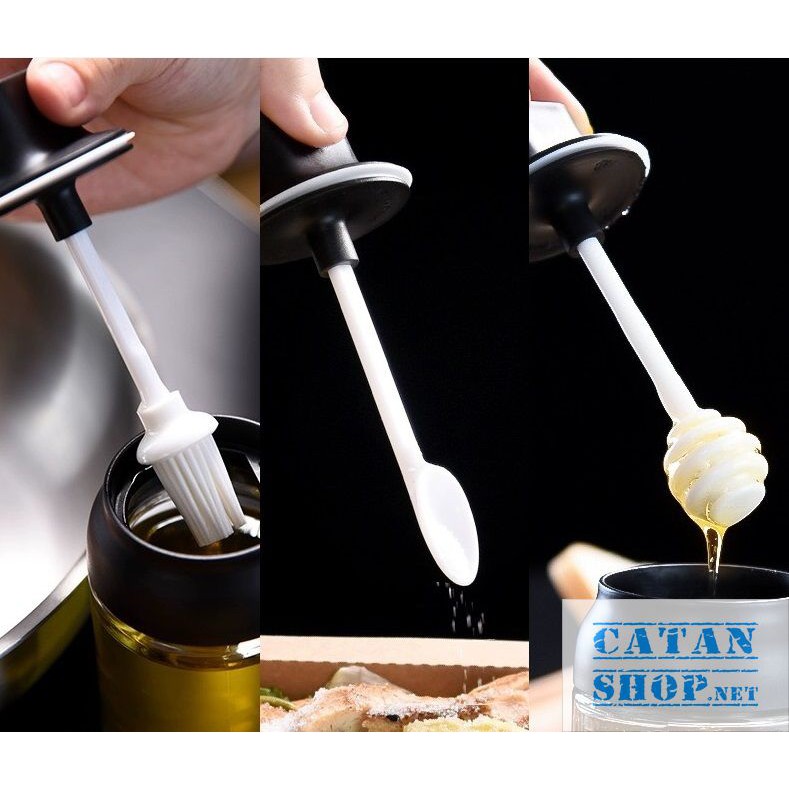 Hủ Lọ gia vị thủy tinh cao cấp dành cho nhà bếp của gia đình bạn thêm xinh xắn GD282-LoGV | BigBuy360 - bigbuy360.vn