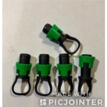 SET 5 CÁI CÚT BỊT NỐI NHANH DÙNG BỊT ĐẦU CUỐI DÂY TƯỚI NHỎ GIỌT,PHUN MƯA ỐNG 16mm
