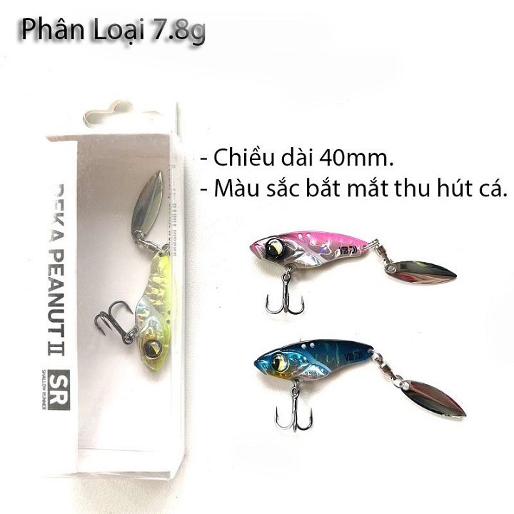 Mồi Câu Lure Cá Sắt VIB 7.8g, 10.3g Chính Hãng Daiwa