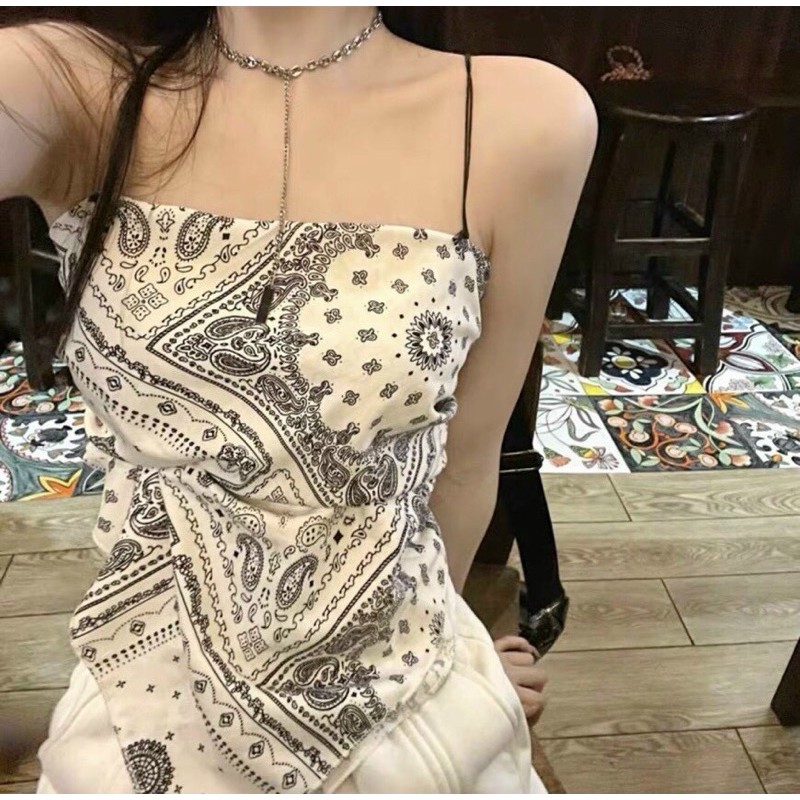 ÁO YẾM 2 DÂY CỘT NƠ LƯNG