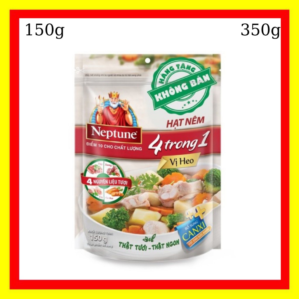 (hàng khuyến mại) Hạt nêm neptune 150g- 350g