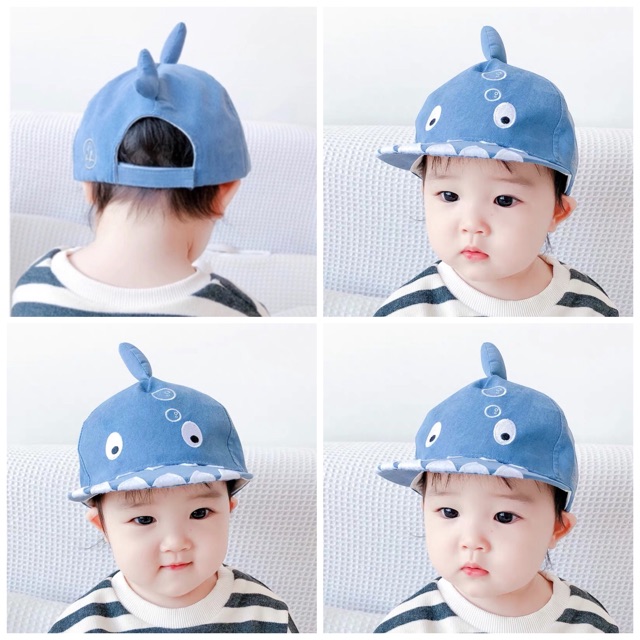 Mũ mềm cho bé baby shark