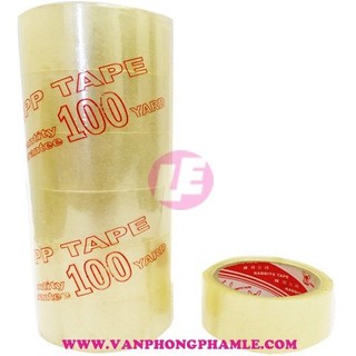 Băng keo trong/ đục 5F 100 Yard (Cây 6 Cuộn)