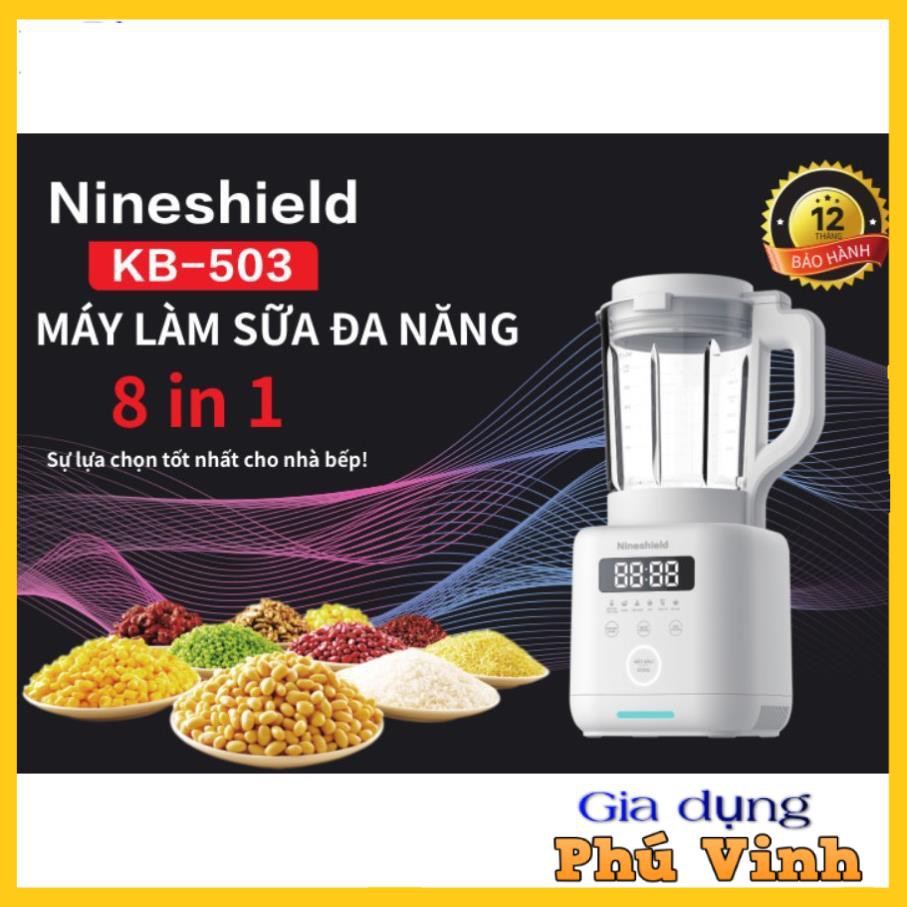 Máy Làm Sữa Hạt Đa Năng Nine Shield KB- 503 Thay Thế 7 Loại Dụng Cụ Trong Bếp 1,8 Lit