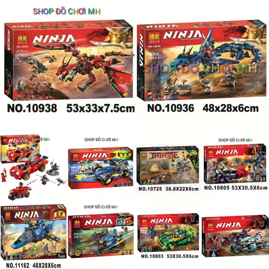 BỘ SƯ TẬP LẮP RÁP BELA NINJA