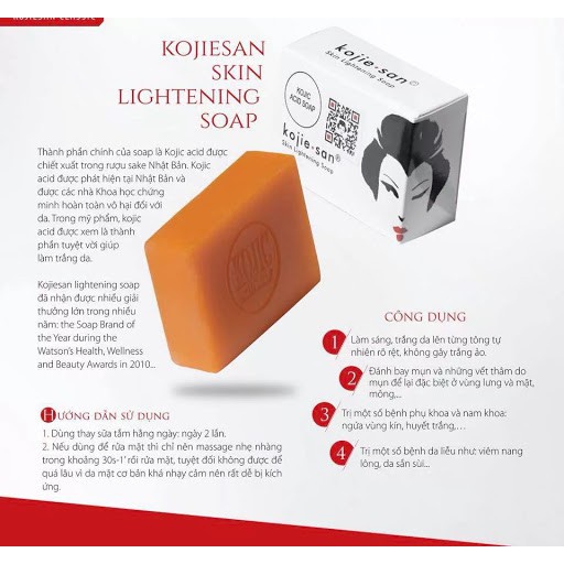 3 Bánh xà bông Kojiesan 135g, Trắng Da Chính Hãng (405gr)