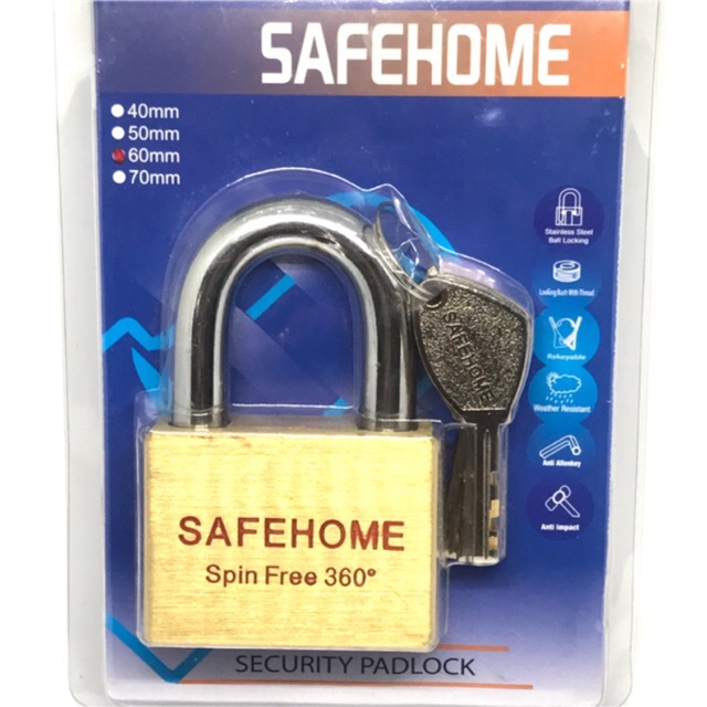 Ổ khoá SAFE HOME 6 phân(thách thức trộm)