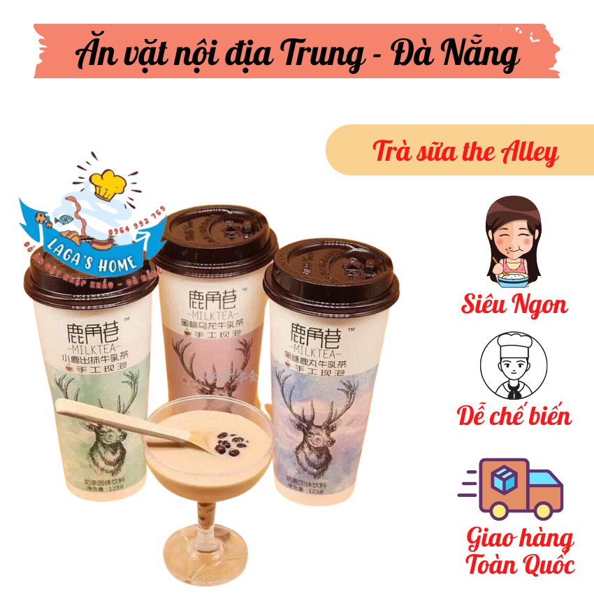 Trà sữa the Alley 💥 SIÊU NGON 💥 trà sữa hương vị ngọt thanh, hộp đựng thiết kế xinh xắn bắt mắt