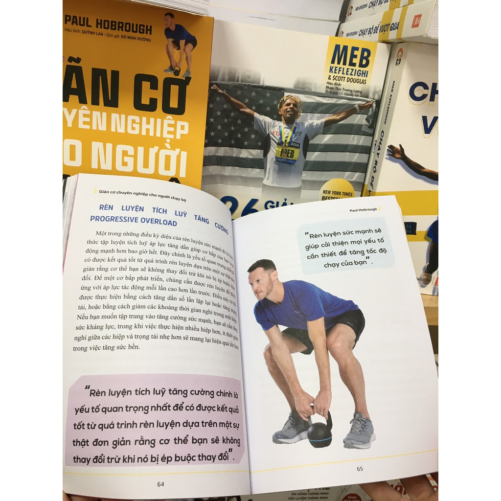 Sách Thể Thao - Combo Sức khỏe - Giãn cơ chuyên nghiệp dành cho người chạy bộ - Giải phẫu học về giãn cơ - Pandabooks | BigBuy360 - bigbuy360.vn