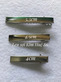 Phôi kẹp tóc cá sấu (gói 10 cái)