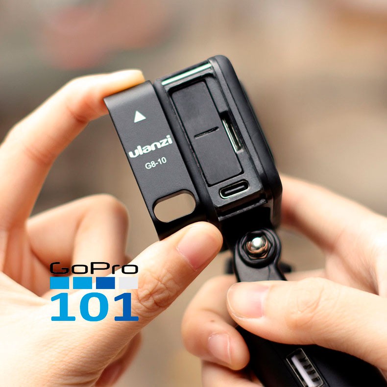 Nắp Che Pin Có Cổng Sạc cho GoPro 8 - Gopro101 - inoxnamkim