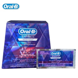 [Có tem Chemist Warehouse Úc] Miếng dán trắng răng Oral B hàng Úc 100%