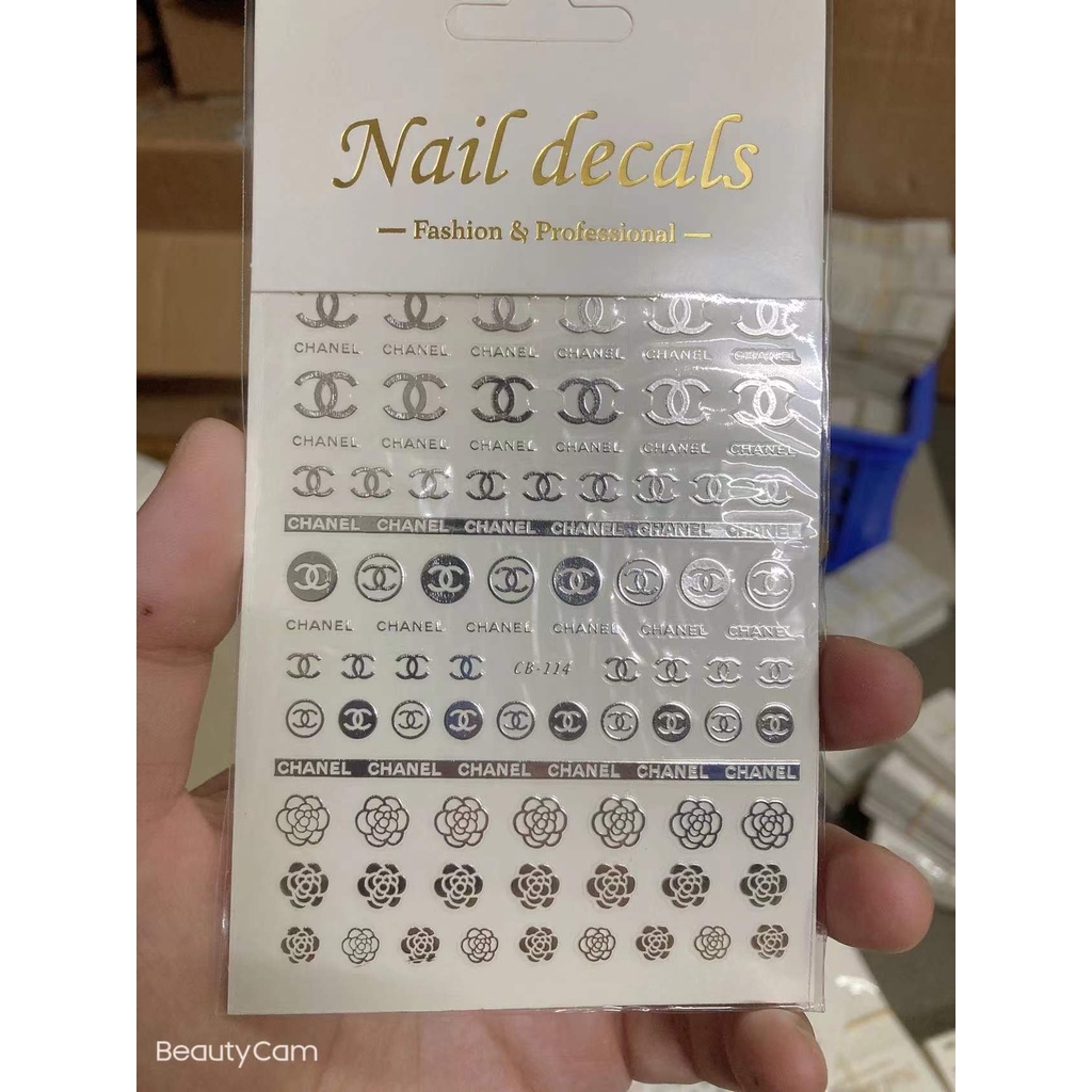 Stiker trang tri nail 114
