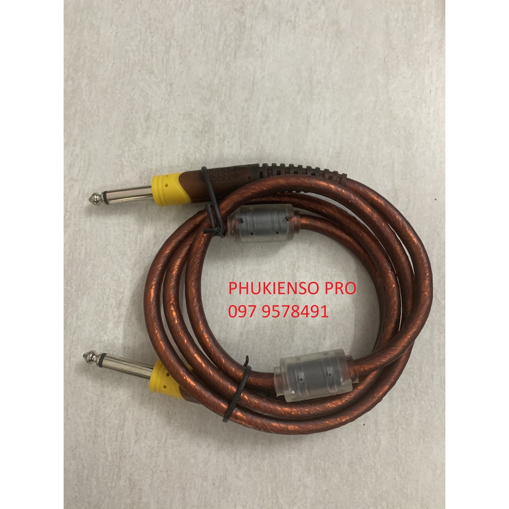 DÂY 2 ĐẦU 6 LY ĐỰC ZIN CHỐNG NHIỄU DÀI 1M  3M VÀ 5M