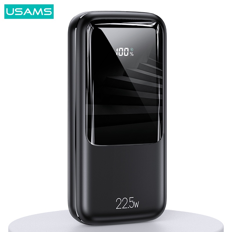 Sạc dự phòng USAMS 20000mAh 22.5W QC PD thiết kế nhỏ gọn tiện dụng