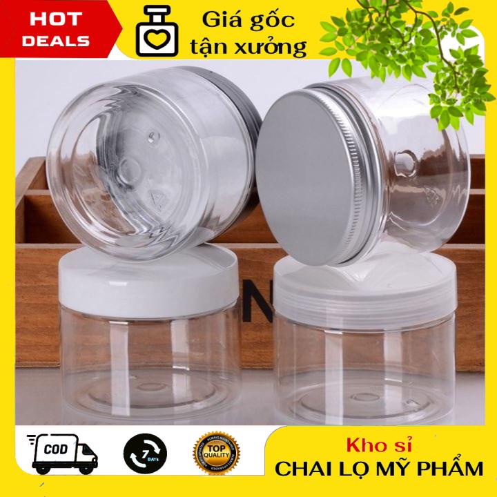 Hủ Đựng Kem ❤ GIÁ TẬN GỐC ❤ Hủ nhựa Pet 150g đựng mỹ phẩm, thực phẩm, đồ khô, ngũ cốc