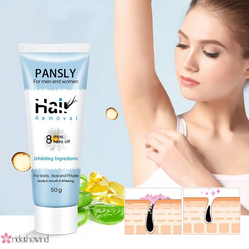 (Hàng Mới Về) Kem Tẩy Lông Toàn Thân Thành Phần Lô Hội Tự Nhiên Dưỡng Ẩm 50g