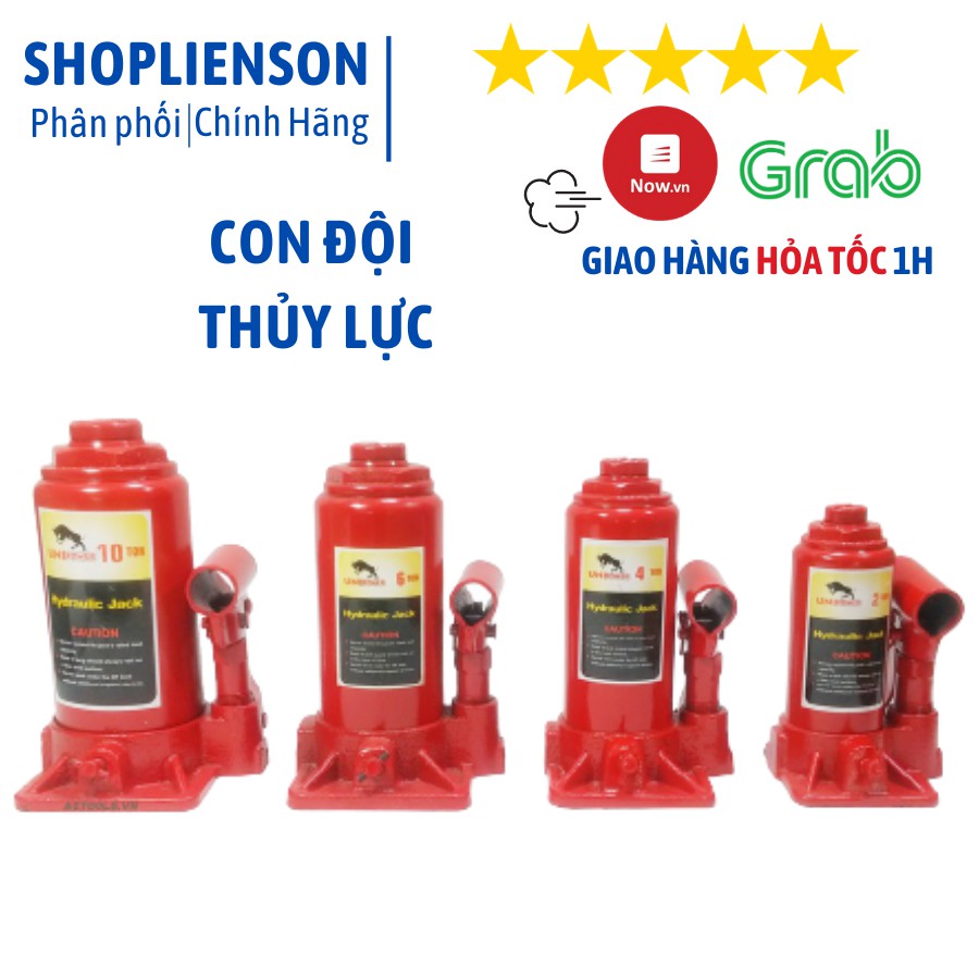 Kích thủy lực, con đội thủy lực 2 Tấn - 10 Tấn - Cơ Khí Liên Sơn