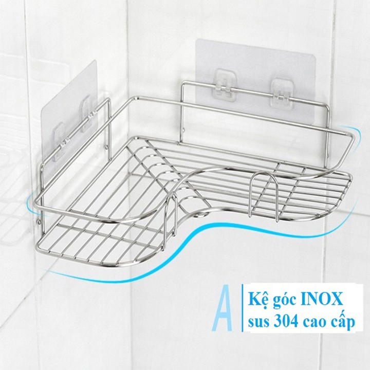 kệ góc để đồ nhà tắm inox201