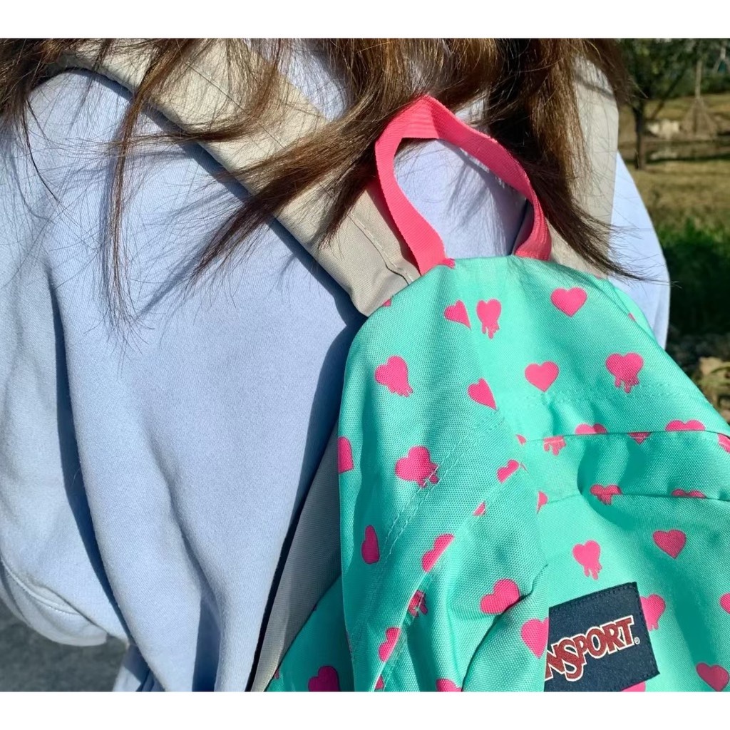 JANSPORT Ba Lô Thể Thao Họa Tiết Da Báo Cá Tính Cho Nữ