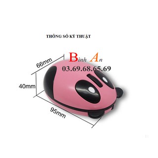 Chuột không dây mini Panda Mouse