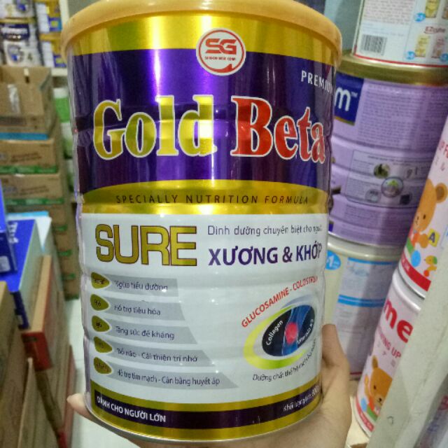 Sữa bột Gold Beta Sure 900g