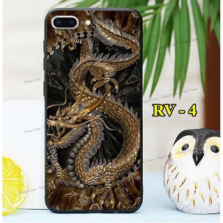 Ốp iPhone 6 Plus - iPhone 6s Plus - iPhone 7 Plus - iPhone 8 Plus - iPhone 5/5s - iPhone 6/6s - iPhone 7/8 in Rồng Vàng.