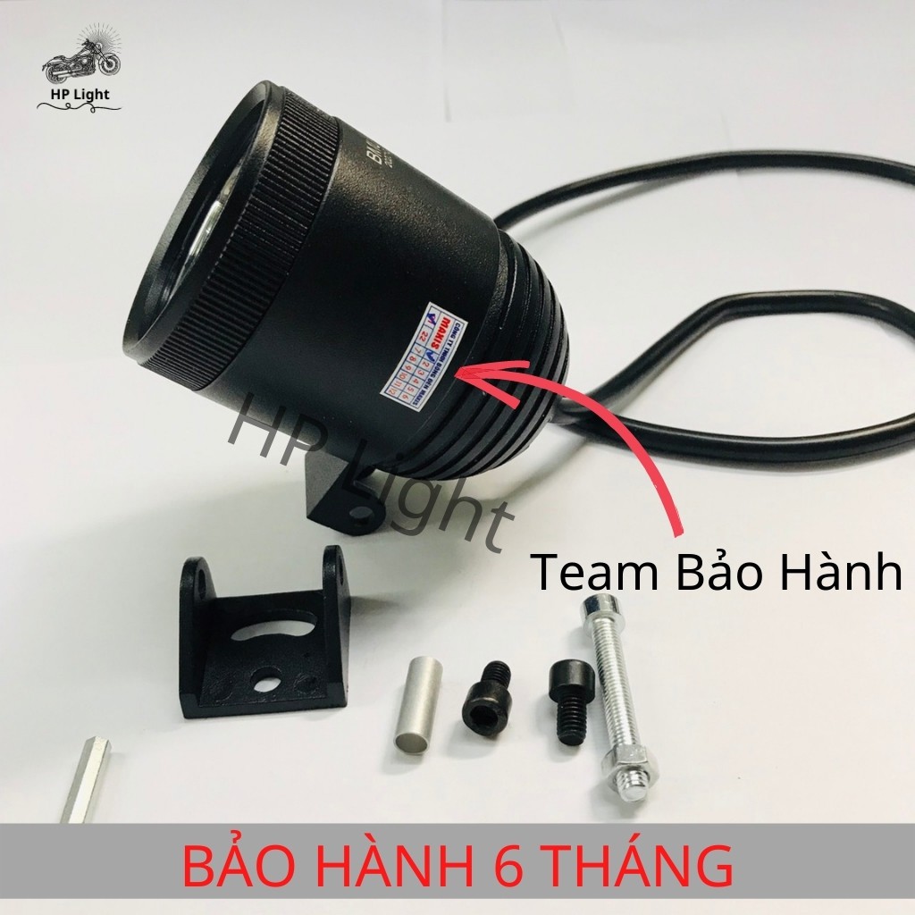 Đèn Trợ Sáng L4 Siêu Sáng lắp Xe Máy - Hàng Chính Hãng -Trợ Sáng L4 HP Light BMU