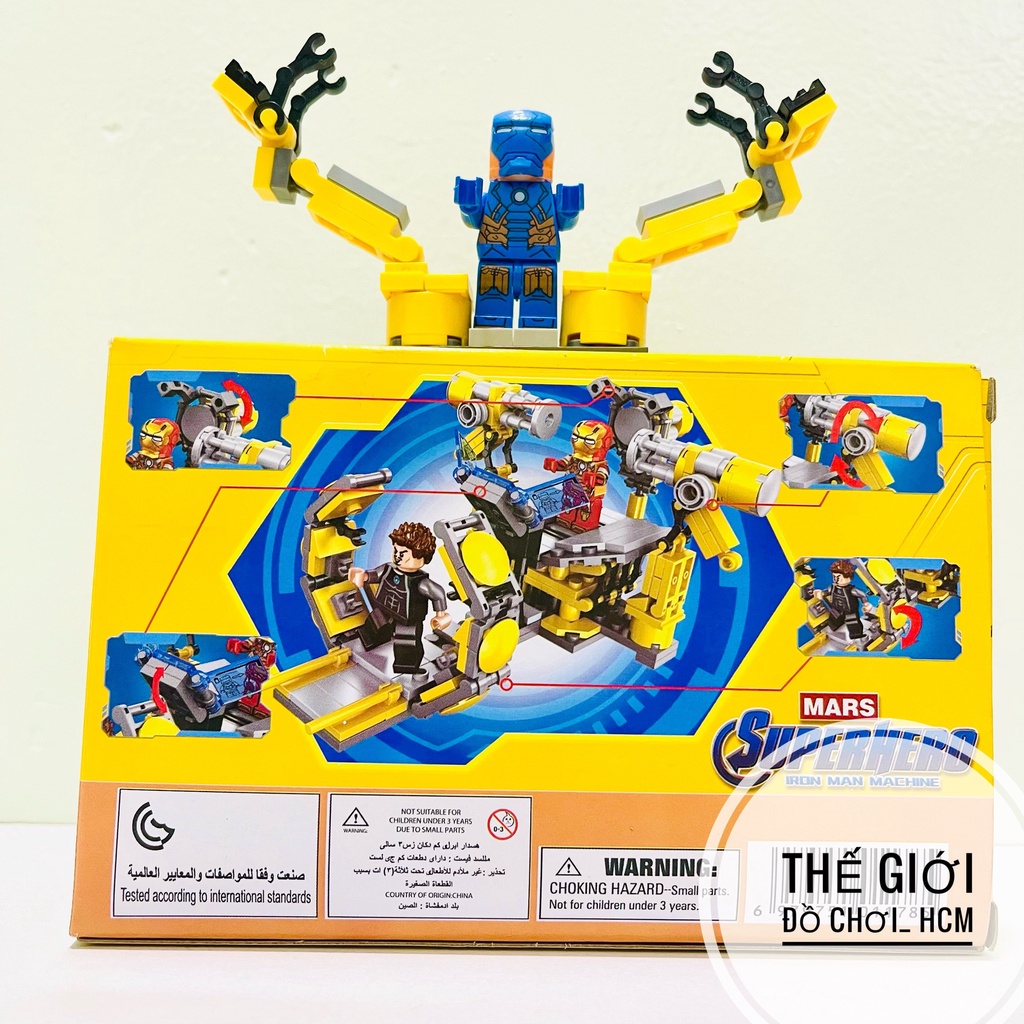 [NHIỀU MẪU] Hộp lego lắp ráp ghép hình nhân vật giúp bé sáng tạo, thông minh