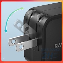 Sạc nhanh RAVPower Type C - 61w - GaN (RP-PC112) - ACSTORE