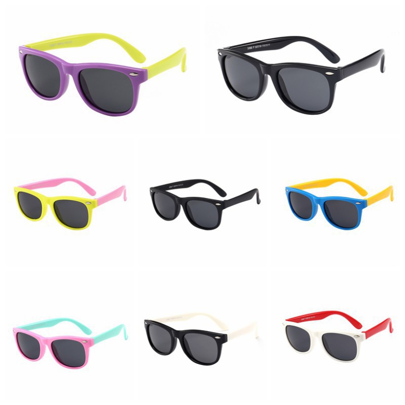 Kính mát phân cực chống tia UV400 bằng silicon cho trẻ em