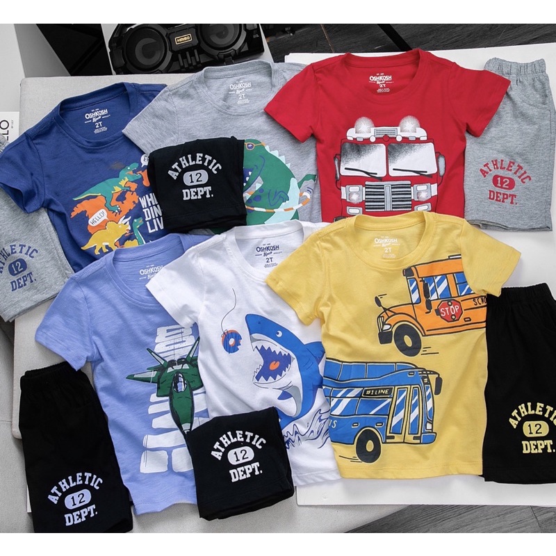 Bộ cotton Ohskosh size nhí-HÀNG SALE KO ĐỔI TRẢ