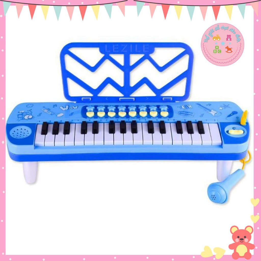 Đàn organ 32 phím, có mic cho bé phát triển năng khiếu âm nhạc của mình 🎹🎹🎹👩‍🎤🧑‍🎤👨‍🎤