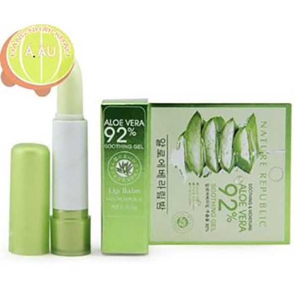 Son dưỡng môi nha đam Nature Republic Aloe Vera 92% - M681