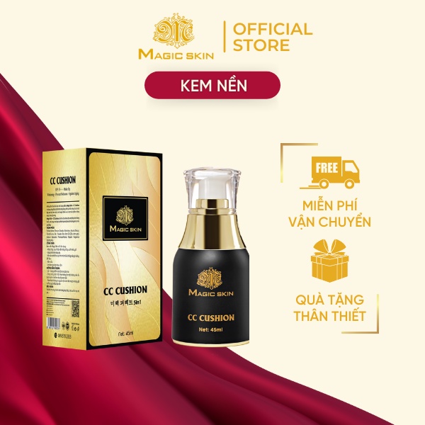Kem nền dưỡng trắng chống nắng CC Cushion MAGIC SKIN 010 | BigBuy360 - bigbuy360.vn