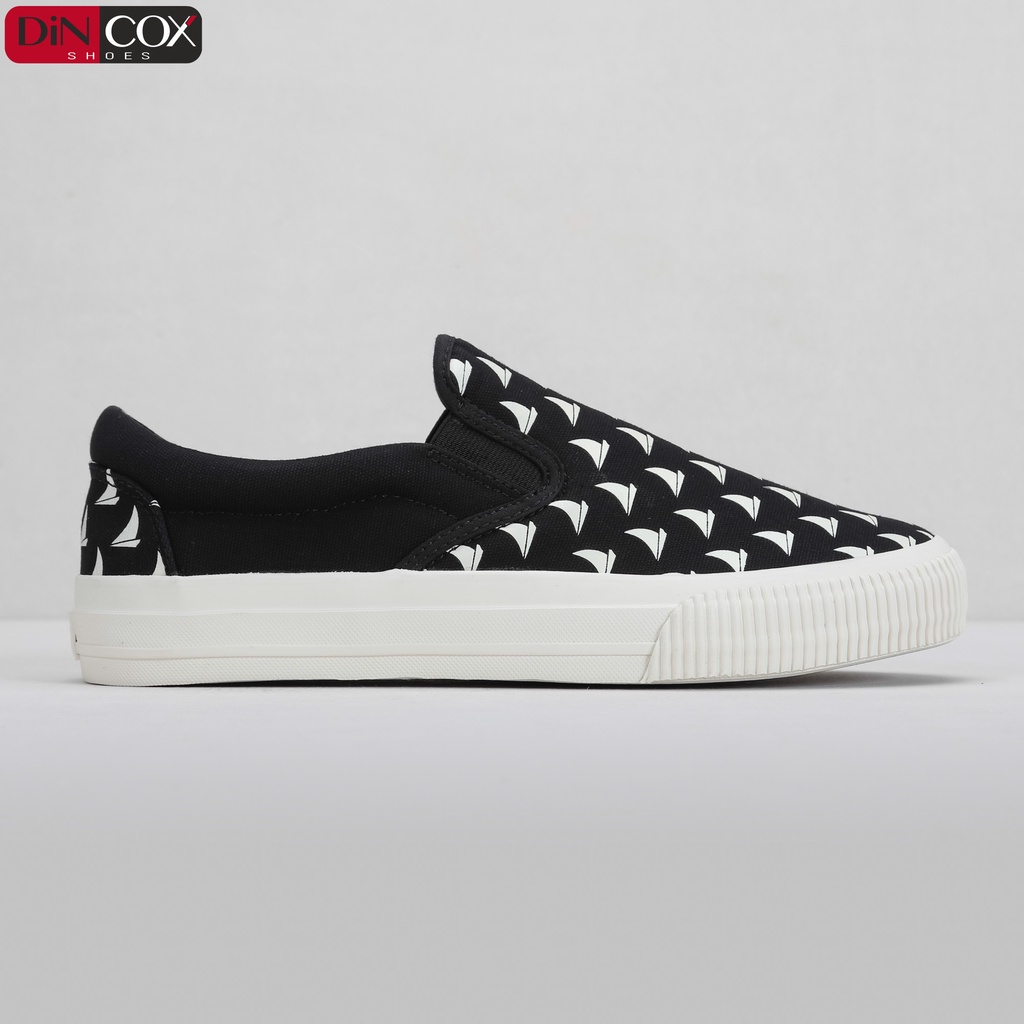 Giày Sneaker Dincox D19 Black Print Canvas