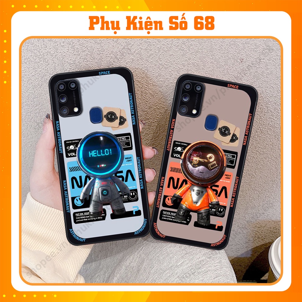 Ốp lưng Samsung M31 hình người máy, robot nasa đáng yêu dễ thương