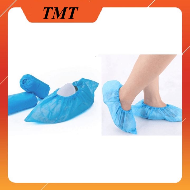 Combo 4 Túi Bọc Giày Phòng Sạch Vải Không Dệt ,Bao Chân Đã Tiệt Trùng