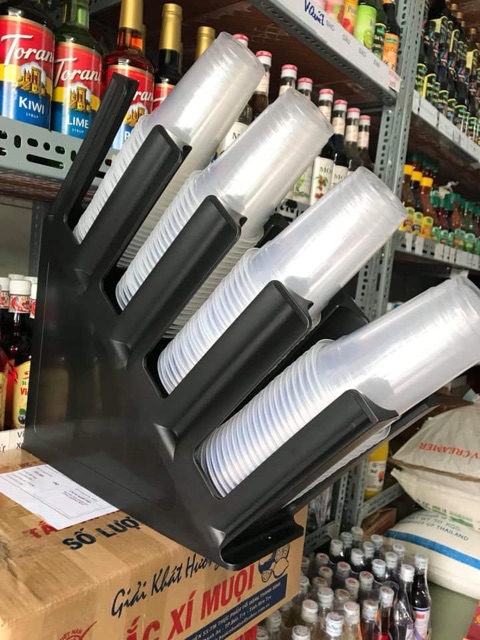 Kệ Đựng Ly Nhựa Trà Sữa - Cà Phê